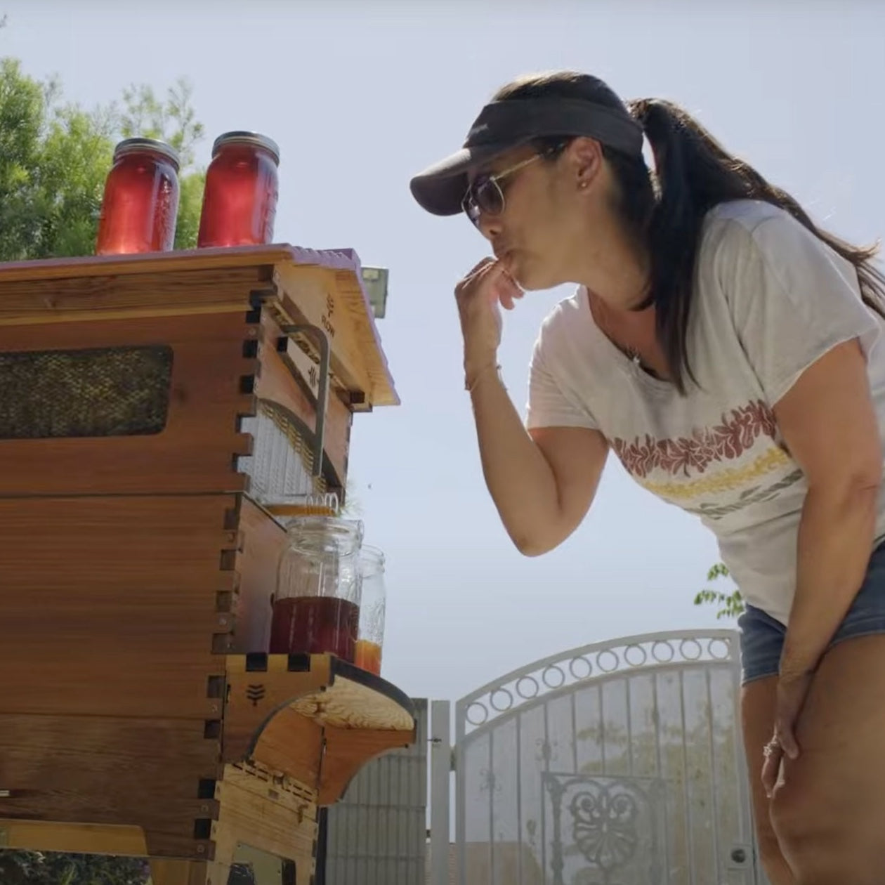 The colours of honey were mesmerising